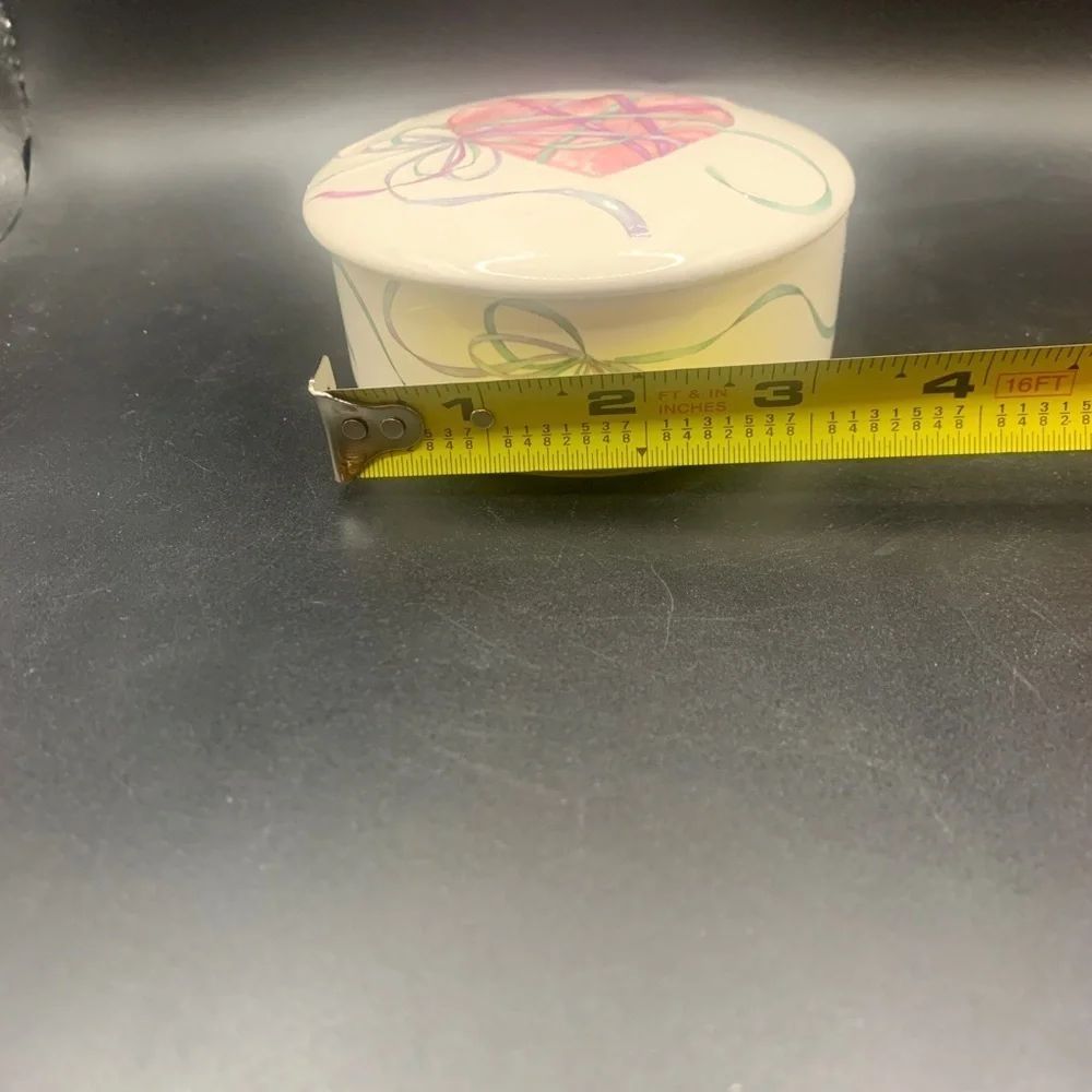 OTAGIRI Round Porcelain Trinket Box